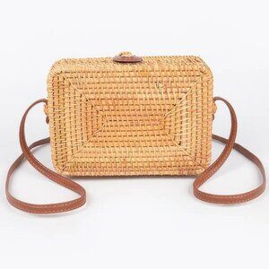 Crossbody Bamboo Box Bag